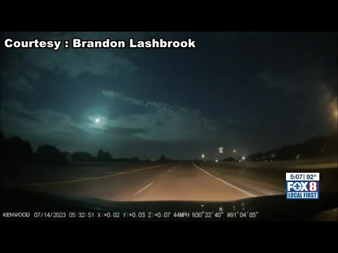 Giant fireball lights up skies across America, Louisiana among witnesses