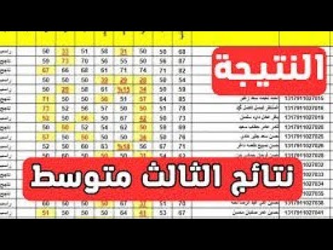 نتائج الثالث متوسط 2023 هذه السنة شاهدو الفديو
