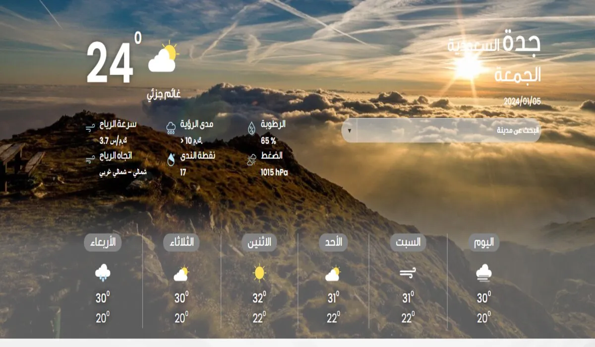 عاجل .. المركز الوطني للأرصاد يُحذر أهالي جدة وضواحيها من الضباب الكثيف والأمطار الرعدية اليوم الجمعة