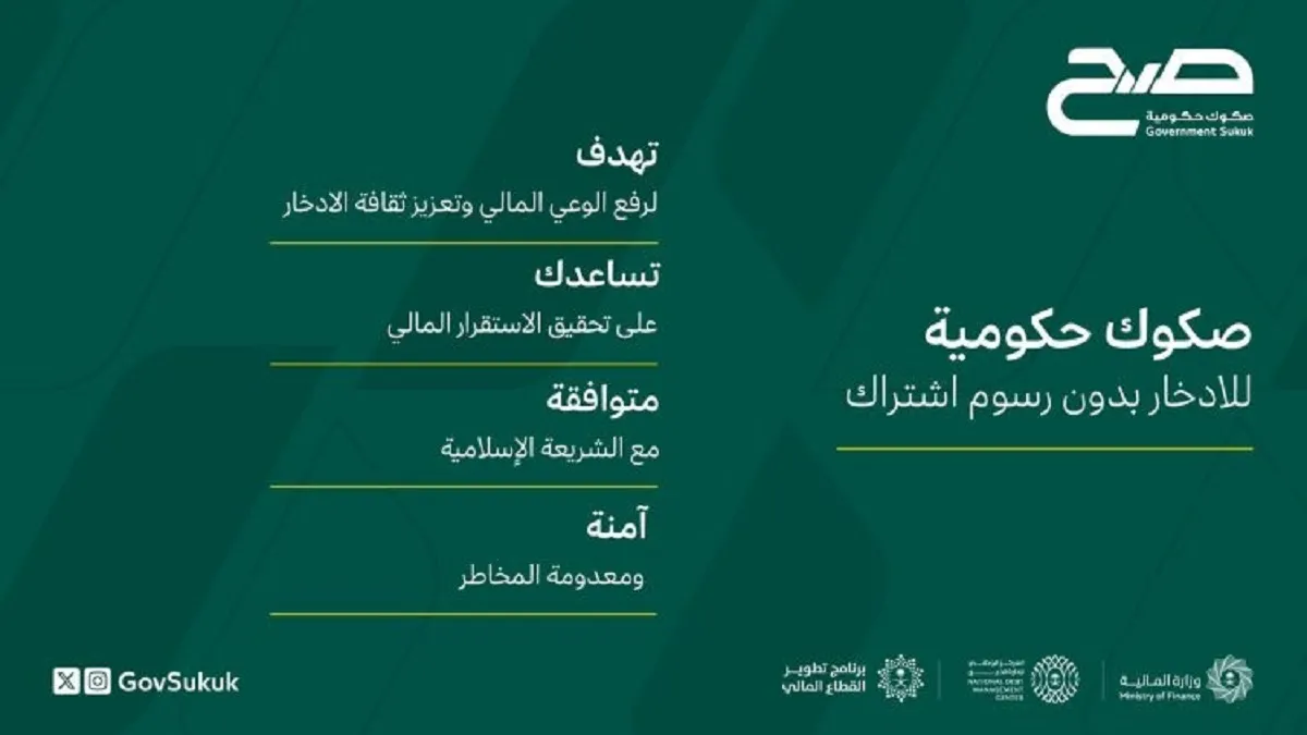 عوائد مالية مضمونة .. ما هي فوائد الصكوك الحكومية صح من وزارة المالية؟