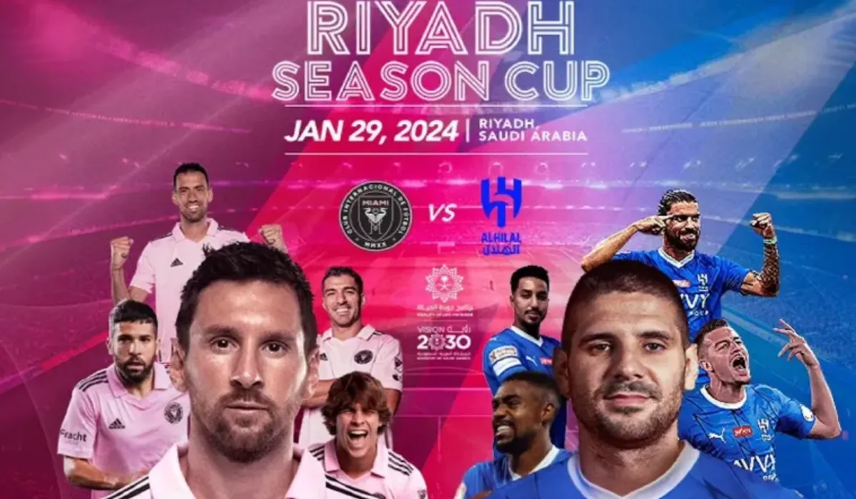 رباعية هلالية .. ملخص مباراة موسم الرياض بين فريق الهلال وفريق انتر ميامي