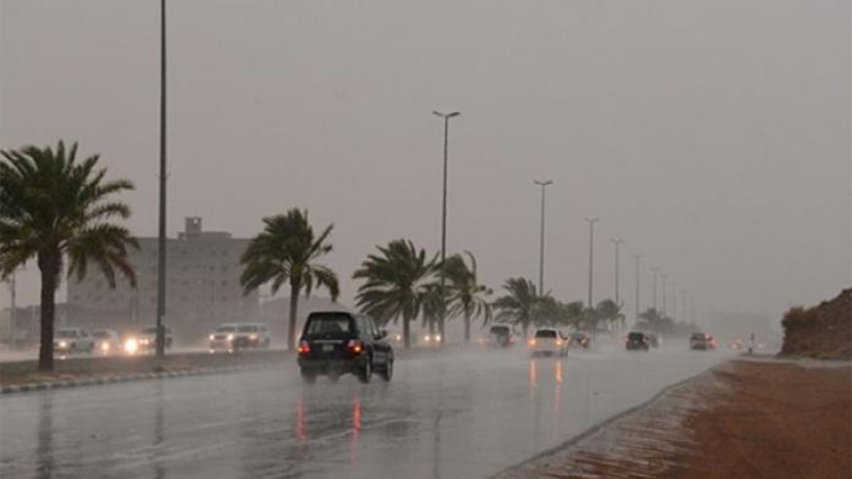 عاجل الأرصاد تعلن عن حالة الطقس الآن أمطار رعدية ورياح على عدة مناطق