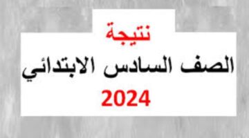 خطوات الاستعلام عن نتيجة السادس الابتدائي الترم الثاني 2024 عبر الهاتف وبوابة التعليم الأساسي