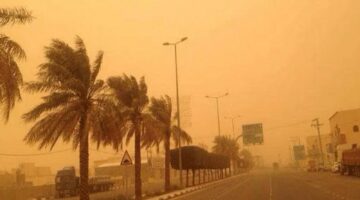مركز الأرصاد الوطني يعلن عن حالة الطقس اليوم حدوث رياح نشطة علي تلك المناطق