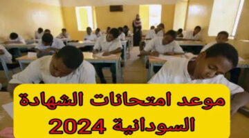 عاجل .. وزارة التعليم تعلن عن موعد بدء امتحان الشهادة السودانية 2024 بجميع الولايات