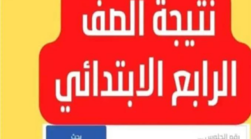 كيف يتم الاستعلام عن نتائج الصف الرابع الابتدائي؟ وزارة التربية والتعليم تجيب