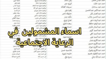 ما هي كيفية الاستعلام عن اسماء المشمولين بالرعاية الاجتماعية 2024 الوجبة الأخيرة عبر منصة مظلتي؟
