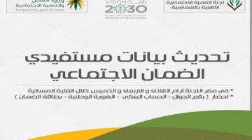 متى يتم تعديل بيانات المستفيدين في الضمان الاجتماعي عبر منصة الدعم والحماية الاجتماعية؟ الموارد البشرية توضح