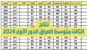 نتائج الثالث المتوسط ذي قار 2024 عبر الموقع الرسمي لوزارة التربية العراقية