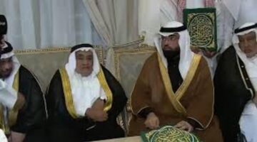 مراسم تسليم مفتاح الكعبة ومقام إبراهيم ل سادن الكعبة الجديد الشيخ عبدالوهاب الشيبي