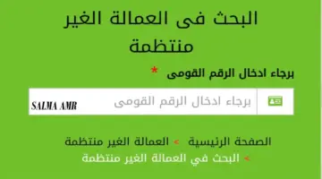 ما هي خطوات التسجيل في منحة العمالة الغير منتظمة 2024؟ وزارة القوى العاملة توضح