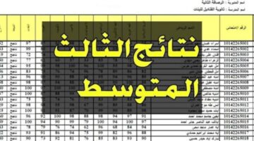 وزارة التربية العراقية تُطلق رابط الاستعلام عن نتائج الثالث المتوسط 2024