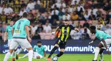 كريم بنزيما في خط الهجوم تشكيل نادي الاتحاد السعودي أمام التعاون
