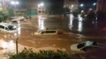 فيضانات وسيول فى قرية تنغير بالمغرب تسبب خسائر فادحة