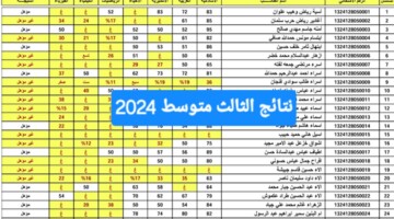 بالرقم الامتحاني..رابط استخراج نتائج الثالث متوسط 2024 بغداد الدور الثاني عبر وزارة التربية العراقية