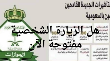 هل الزيارة الشخصية مفتوحة الآن؟ وزارة الخارجية السعودية تجيب