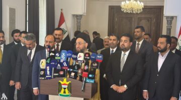 السيد الحكيم يحث أهالي الأنبار على تحديث بطاقاتهم البايومترية وتفعيل مشاركتهم في الانتخابات