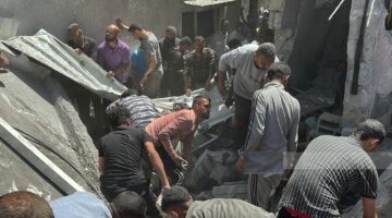 قصف إسرائيلي على قطاع غزة يودي بحياة 24 شخص منذ فجر اليوم.