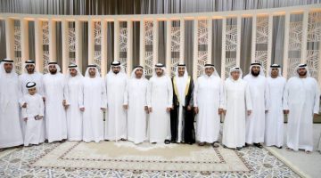 حمدان وأحمد بن محمد والشيوخ يشاركون في أفراح تريم والطنيجي