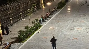 أجواء ساحرة في ليالي الربيع على ممشي قناة السويس ببورسعيد.. شاهد الفيديو!
