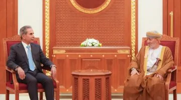 زيدان ونائب رئيس مجلس القضاء العماني يعززان التعاون القضائي والقانوني