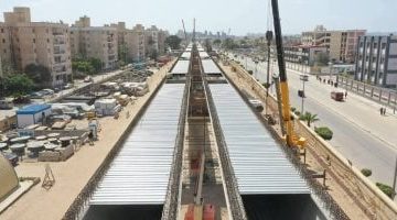 شاهد: صور جوية حصرية لتنفيذ المرحلة الأولى من مشروع مترو الإسكندرية