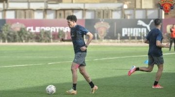 محمود زلاكة يشارك في تدريبات سيراميكا ويؤكد جاهزيته لمواجهة بتروجت