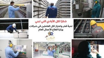 وزارة قطاع الأعمال تشكر عمال مصر المنجزين في فيديو مؤثر