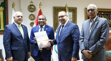 ياسر إدريس يستقبل وزير خارجية جزر القمر لتعزيز سبل التعاون الثنائي
