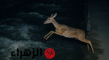 صدمة عاطفية في السعودية: كاميرا مراقبة تُسجل تصرفاً مذهلاً لغزالة أثناء عبور النهر يبكي الجميع!