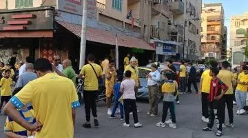 إقبال هائل للجماهير على مباراة الإسماعيلي والجونة في الإسماعيلية.. شاهد الفيديو!