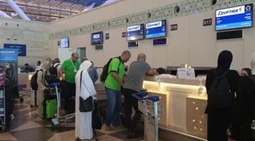 تستمر رحلات عودة الحجاج المصريين لعام 1446 هـ من مطار جدة إلى مصر
