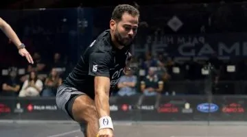 ثلاثة مصريين يتأهلون لنصف النهائي في بطولة بالم هيلز للسكواش